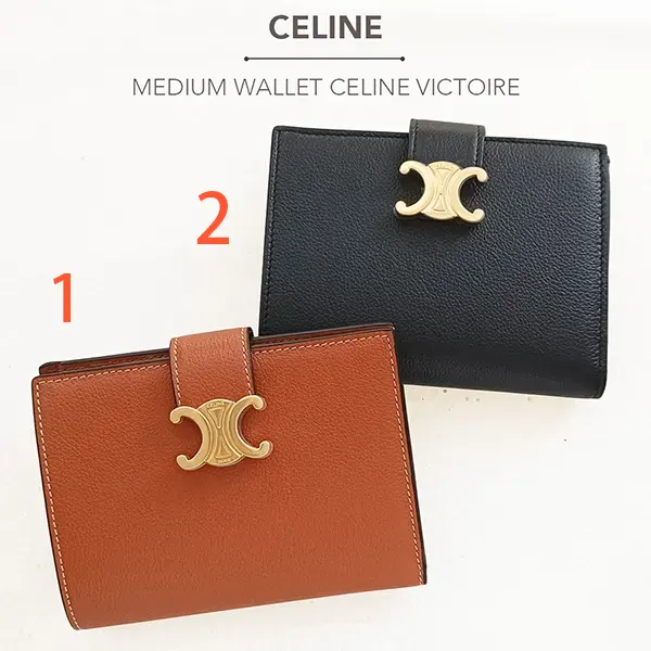 セリーヌ ミディアム ストラップウォレット ニノ 10M913GHH