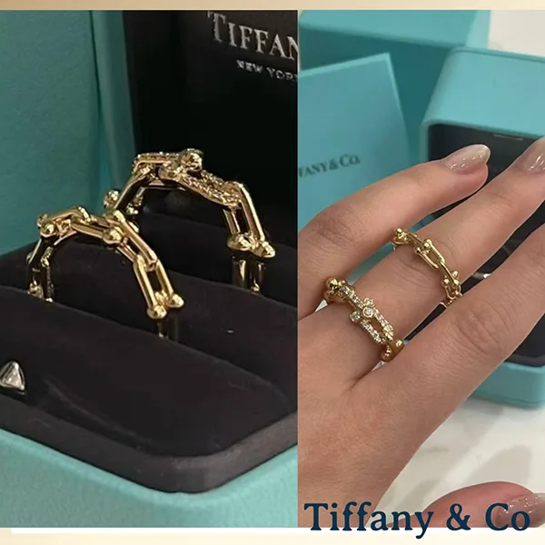 【かわいくて上品♪】ティファニー ハードウェア パチモン マイクロリンクリング tf25729