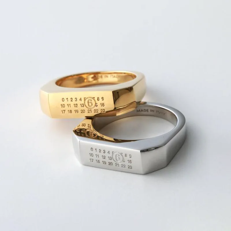MM6 メゾンマルジェラ コピー ゴールド Numeric リング 2色 mm665448