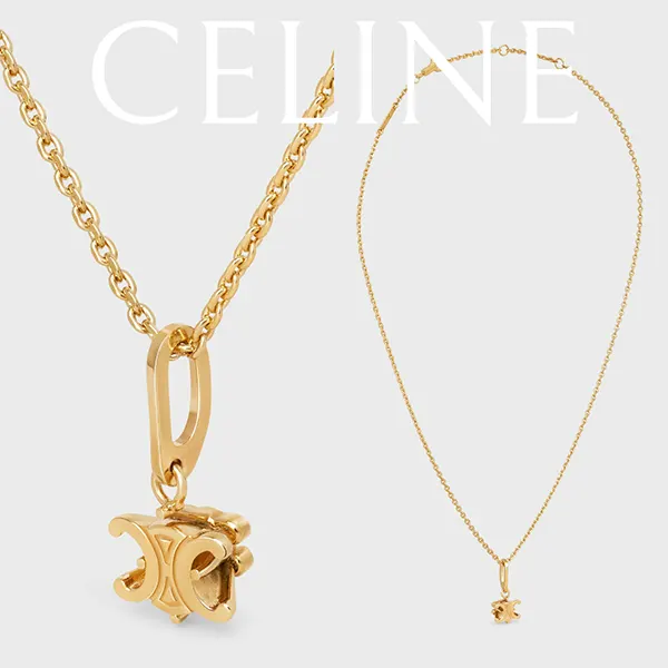 ☆安い☆セリーヌ トリオンフ ソリテール ネックレス ゴールド 460XP6BRA.35OR