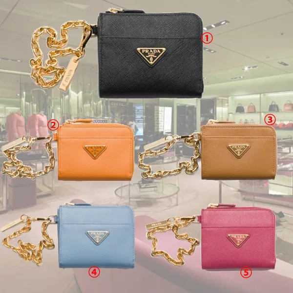 【即発】プラダ◆サフィアーノ ファスナー財布 パチモン◆全5色 1ML061_QHH