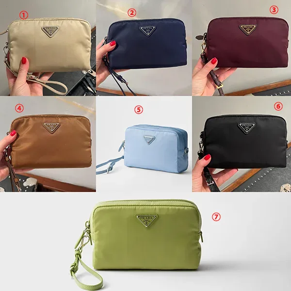 VIPセールプラダ★リナイロンスモール ポーチ 偽物★全色 1NS021 R067