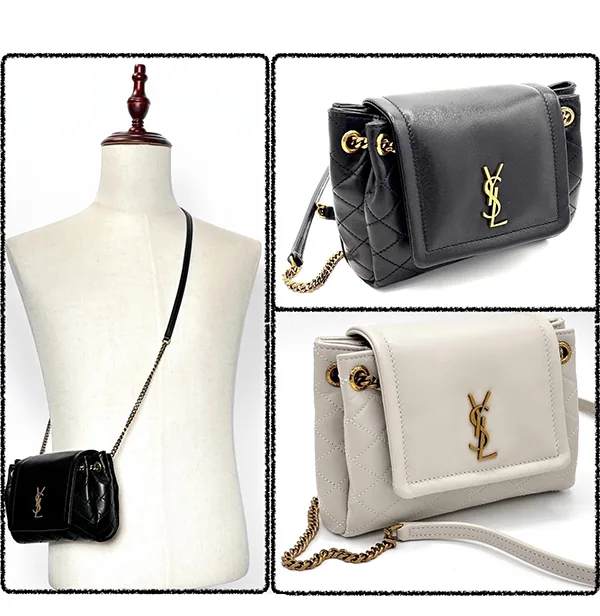 (セールで破格)サンローラン Nolita ノリータ偽物 mini ミニ ショルダーバッグ 6727381EL07