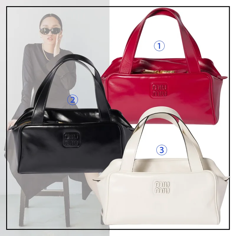 ☆安い☆ミュウミュウ レザートップハンドルバッグ コピー商品 3色 miu250829