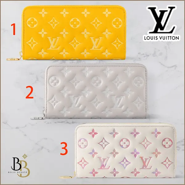 ルイヴィトン 上質ラムレザー LV モノグラム ZIPPY 長財布 M13699