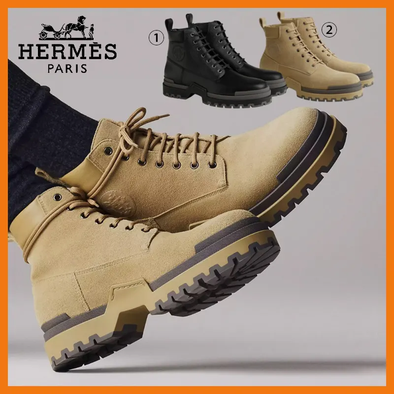 【カラバリ豊富】エルメス アンクルブーツ ショートブーツ コピー商品 2色 ams20250802