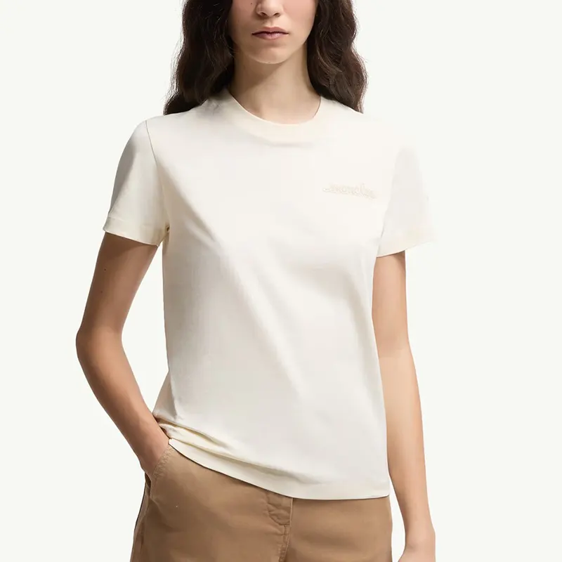 モンクレール ビーズロゴ コットン Ｔシャツ スーパーコピー3色 mk20250816