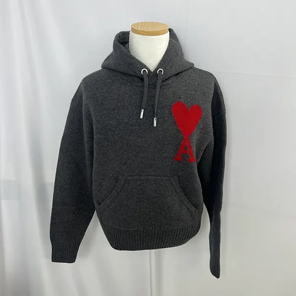 ナチュラル可愛い☆アミ パリス メリノウール フェルトパーカー UKS802 018 067