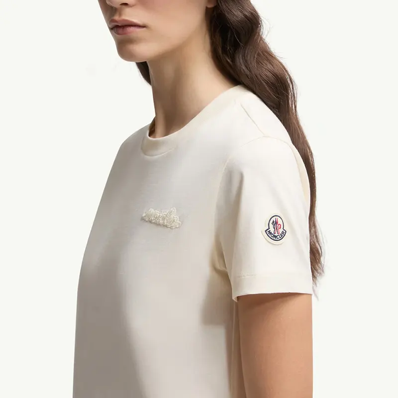 モンクレール ビーズロゴ コットン Ｔシャツ スーパーコピー3色 mk20250816