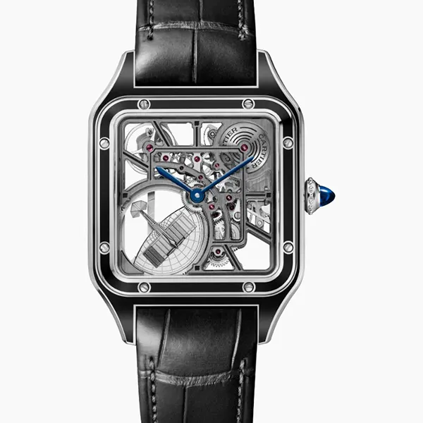 カルティエ サントス デュモン スケルトン ウォッチ CRWHSA0044