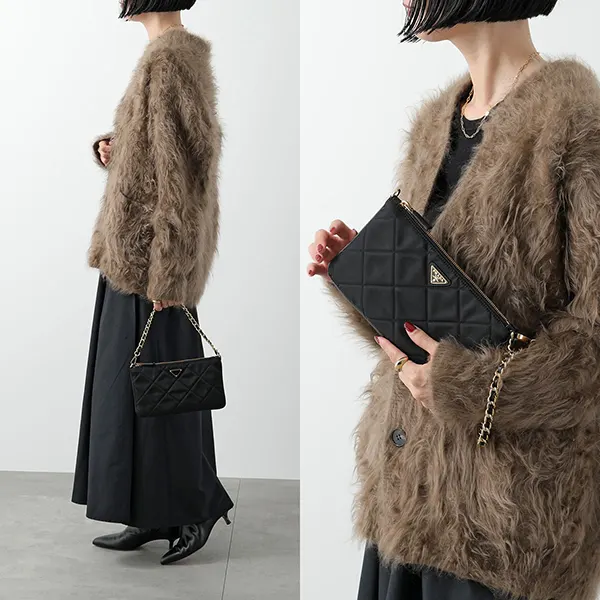 【即納OK】プラダ キルティングナイロンミニショルダー 1NI054