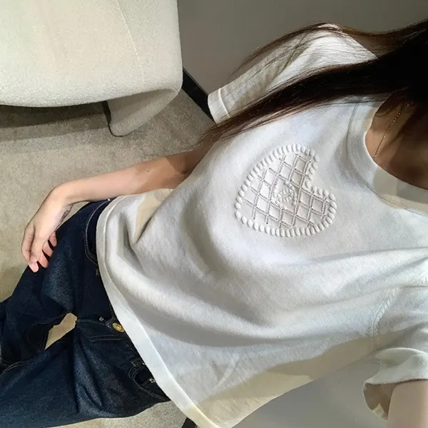 シャネル コットン Tシャツ 偽物 CCロゴ P80297-K11652-94305