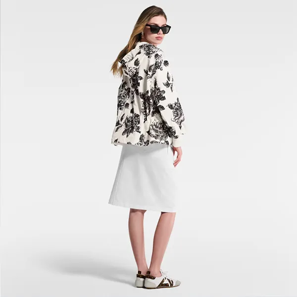 ルイヴィトン フローラルプリント フーデッドパーカ 偽物 1AHZV4