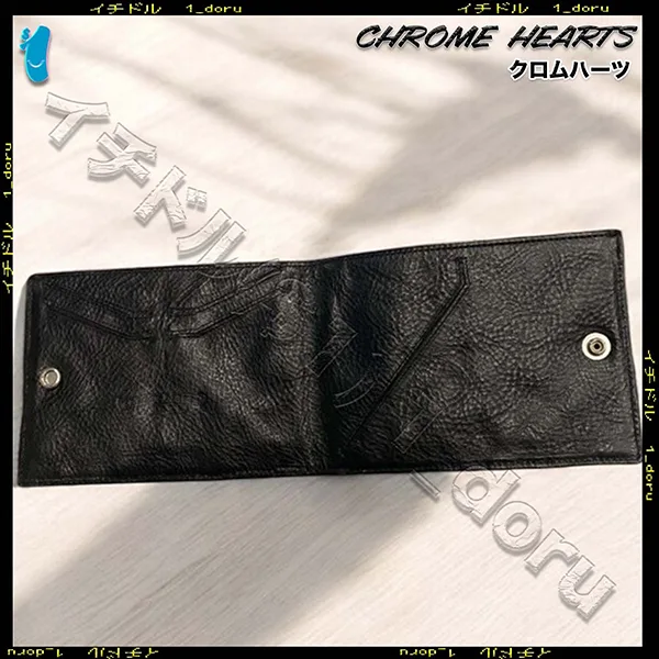 クロムハーツ セメタリー クロス サイフ 財布 偽物 スクロール ch25814