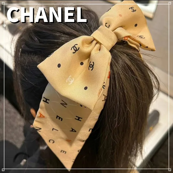 【人気】シャネル シュシュ リボン バレッタ CCロゴ ベージュ スーパーコピー c25092901