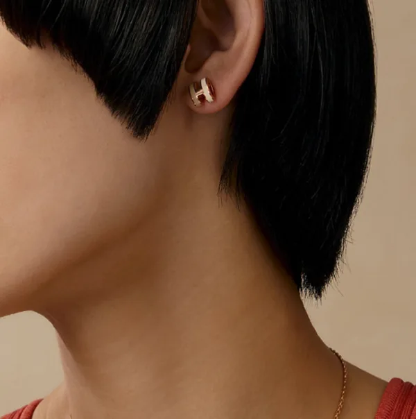 ★エルメス Mini Pop H Rocabar ピアス 偽物 H100065FOB4