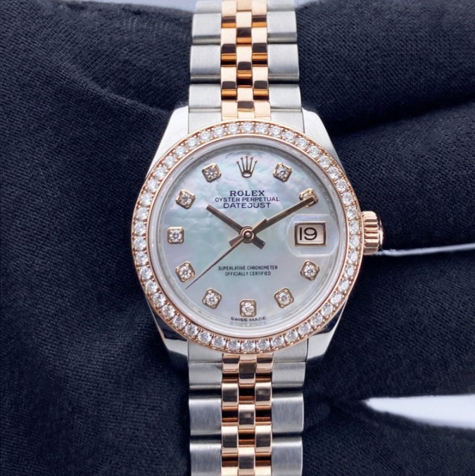 2025新作 ロレックス スーパーコピー レディ デイトジャスト 28mm 279381RBR