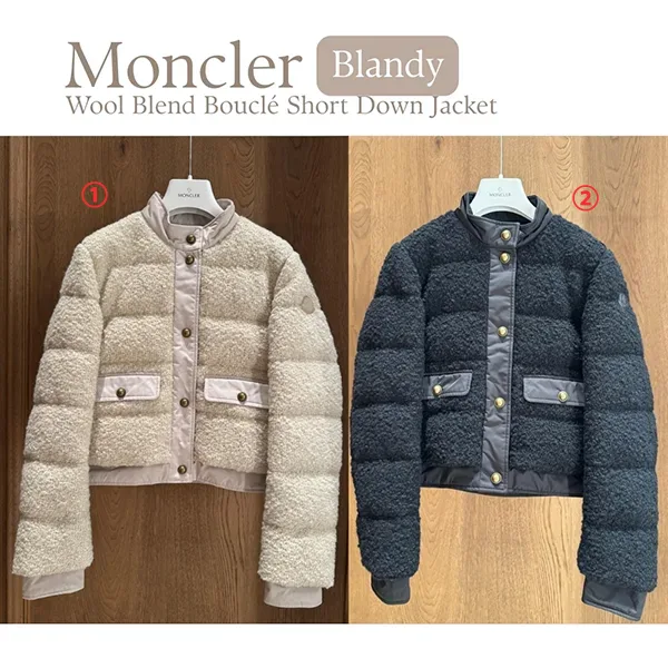 口コミモンクレール★Blandy ショートダウンジャケット 偽物 K20931A00193598XQ