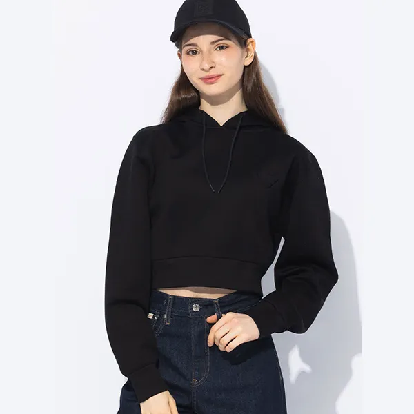 【関税・送料込】プラダ クロップドパーカー コピー フーディ 長袖 ボックスシルエット PRL13471010GS