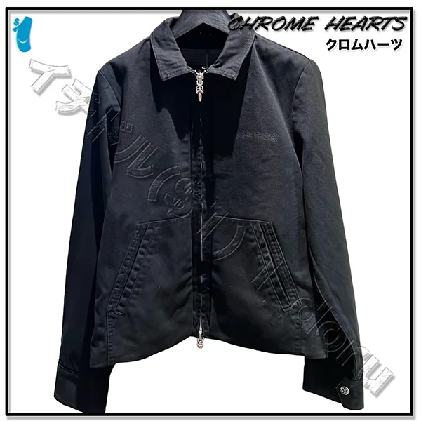＋クロムハーツ＋ レター デニム ジャケット JACKET DAGGER ZIP 25918