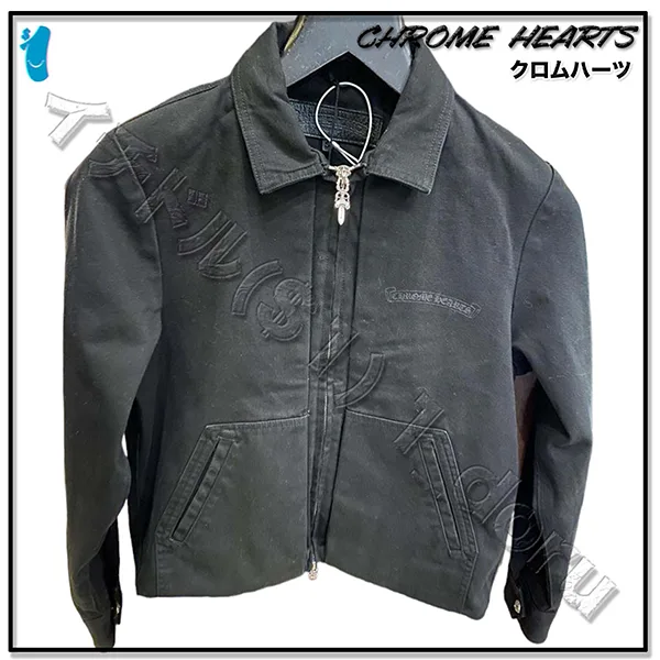 ＋クロムハーツ＋ レター デニム ジャケット JACKET DAGGER ZIP 25918