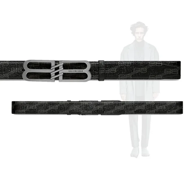 即納でお届けバレンシアガ BB Monogram コーティングキャンバス ベルト 70310321