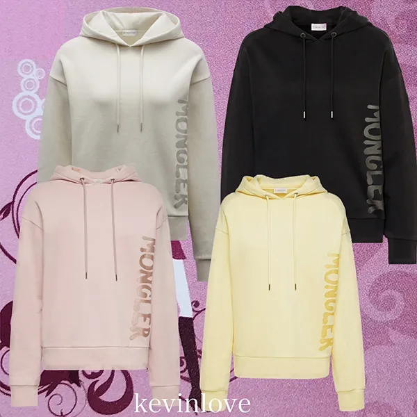 新作モンクレール コピー フリース素材ロゴプリントフーディー H20938G00014809K