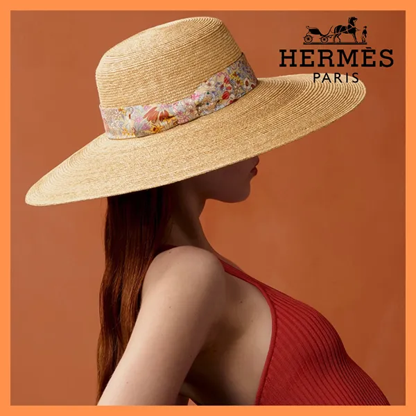 すぐ届く エルメス エグランティーヌ ハット 麦わら帽子 偽物 H251066N NW56