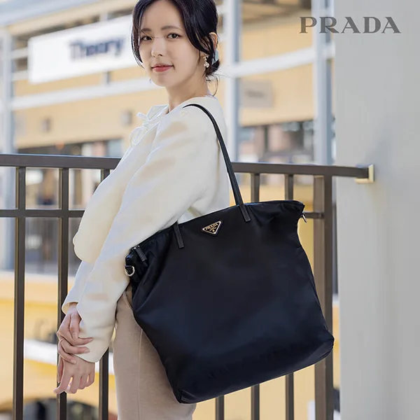 即日発送サービスプラダ コピー★三角ロゴ付 ナイロン製 トートバッグ 1BG189_ZOT_F0002