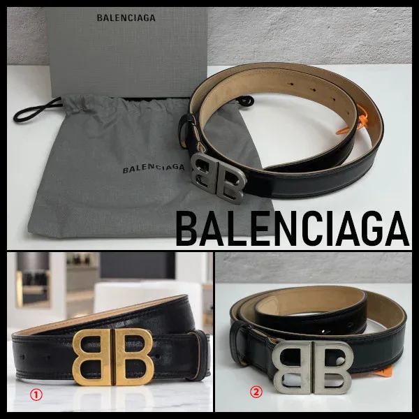【バレンシアガ ベルト 偽物】 BB SOFT BELT★810728