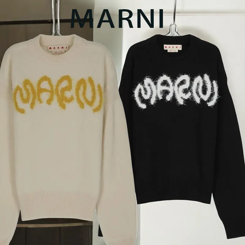 目玉商品！マルニ コピー ラウンドネック セーター 2色 mn3221522