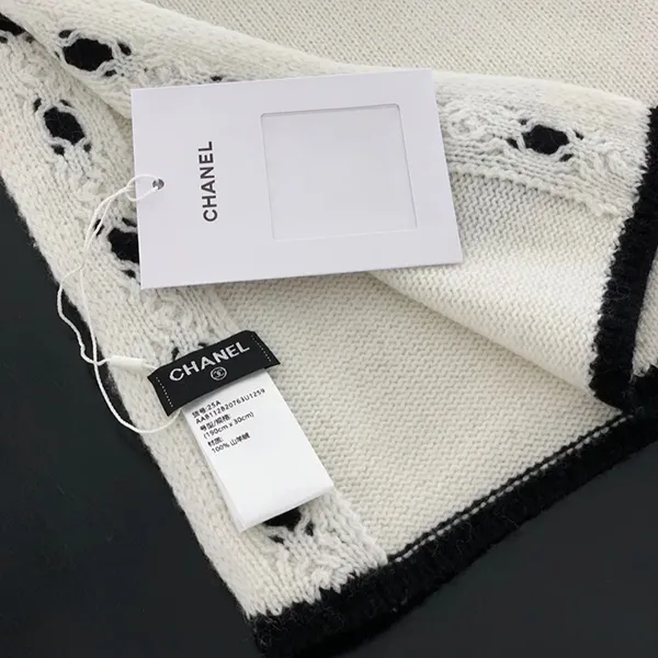 最新でオシャレ25A プレゼントにも人気 シャネル CCロゴ ストール マフラー コピー AAB111 B20763 U1258
