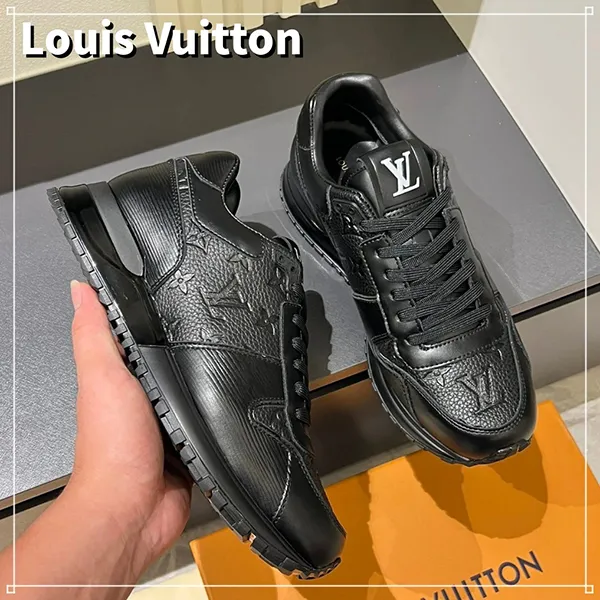 「メンズ限定」人気 ルイヴィトン ランアウェイ スニーカー コピー ブラック 1AILF6
