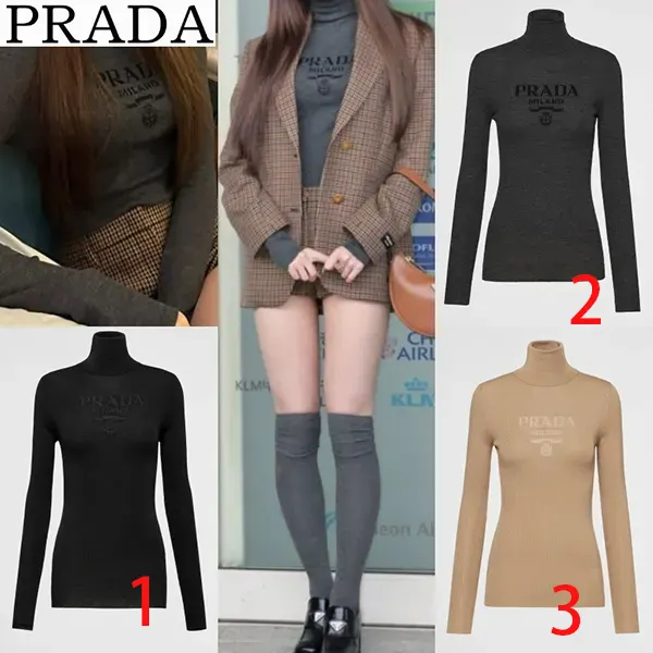 上品高見え■プラダ ウール タートルネックセーター 偽物 P26445_11C8_F0040_S_222
