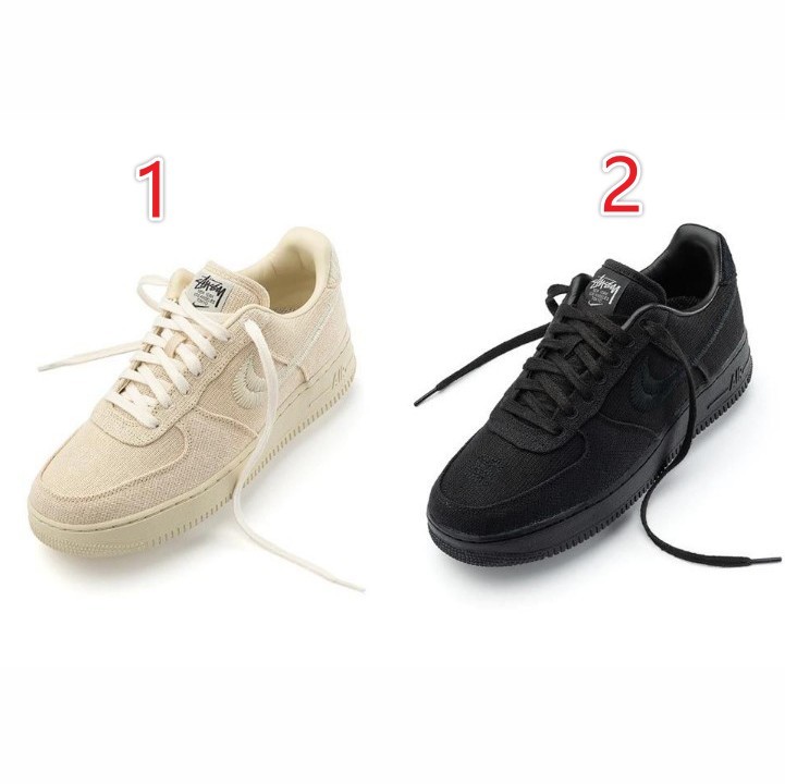 ステューシー × ナイキ エアフォース1 ロー "フォッシルストーン" 25101401