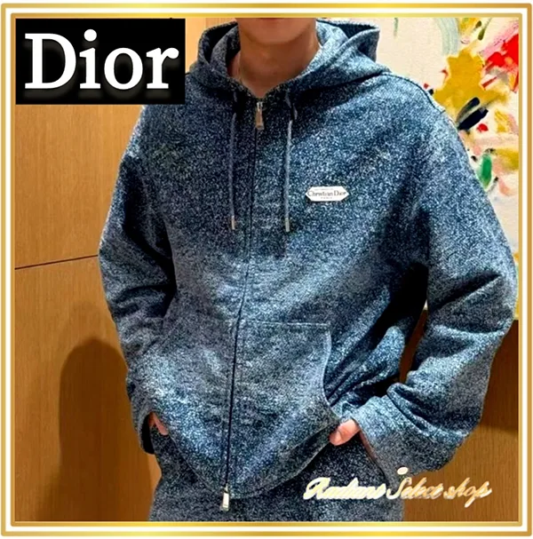 【オシャレ上級者★】ディオール Paris フード付き ブルゾンジャケット 543D489A3029