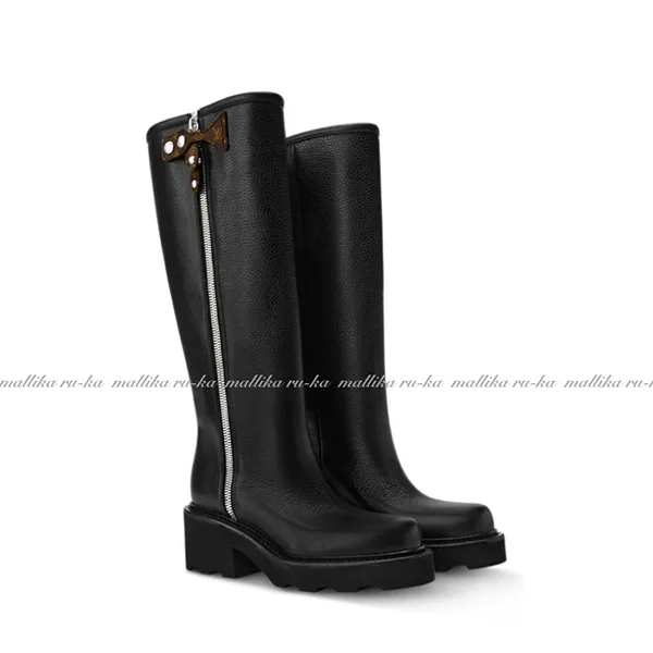 ★話題沸騰★上品レザー☆【ルイヴィトン】ジップ ハイブーツ コピー 1AICEI