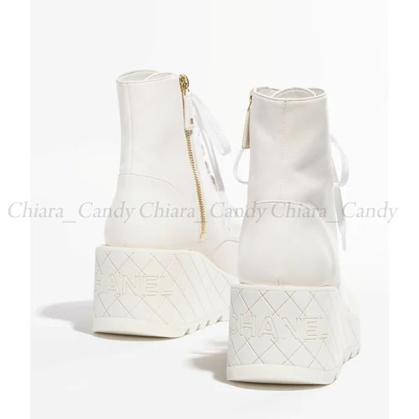 シャネル ラムスキン 偽物 コンバットブーツ / ２色 cc251027