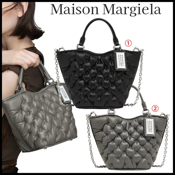 すぐ届メゾンマルジェラ グラム スラム 偽物 エンブロイダリー ミニトート SB1WD0050