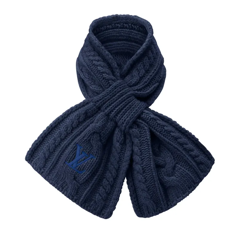 ルイヴィトン スーパーコピー ニットマフラー ロゴ刺繍入り 3色 M96754