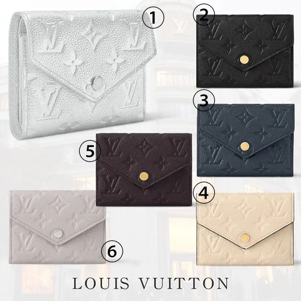 速達発送【唯一無二の輝き】ルイヴィトン コピー ポルトフォイユ･ヴィクトリーヌ 折りたたみ財布 M26896