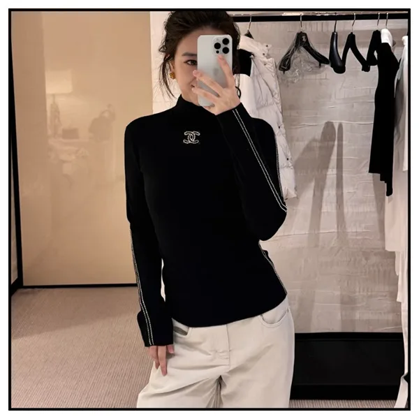 ☆タイトで上品 合わせやすい シャネル タートルネック 偽物☆P79700-K11607-U3578