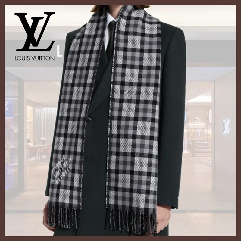 【セレブ多数愛用】ルイヴィトン ヴィシー ダミエ スカーフ マフラー n級品 M96762