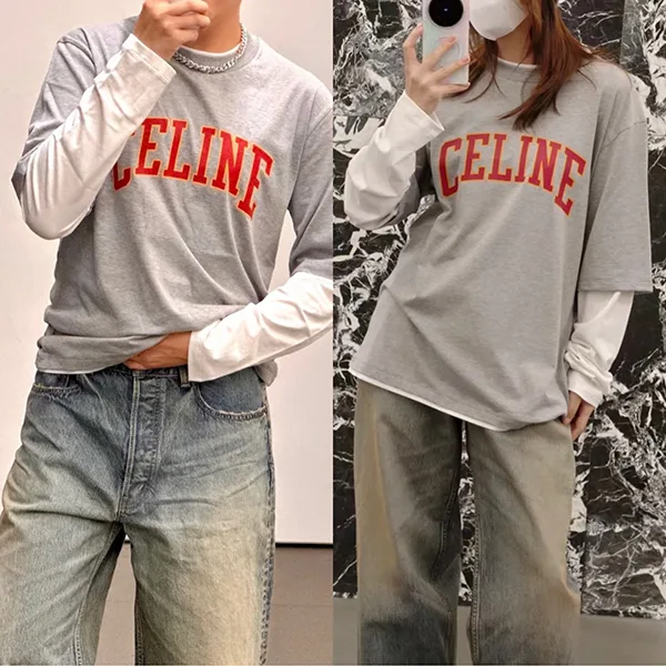 セリーヌ ロングスリーブ Tシャツ 偽物 / コットンジャージー ce251002