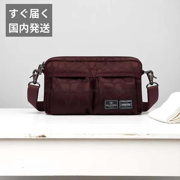【最終セール価格！】ヴァレンティノ ポーター 偽物 コラボ ショルダーバッグ 4Y0B0C68LGN697