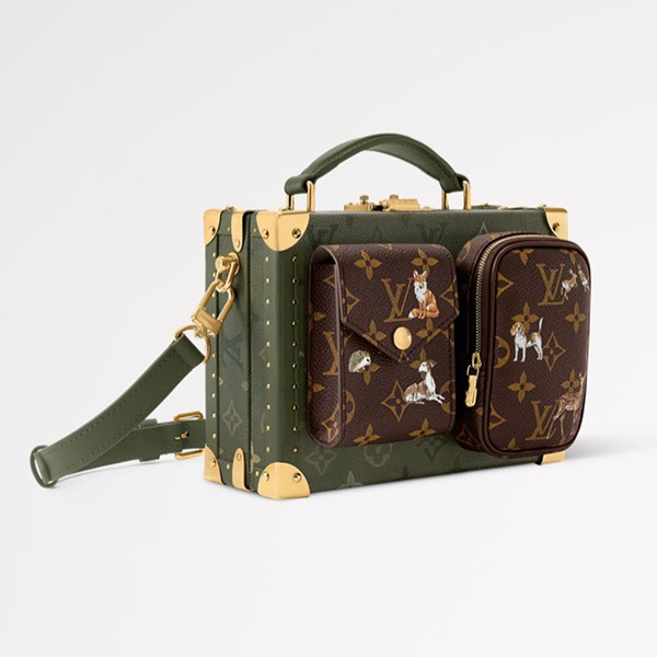 【お洒落★】【唯一無二のデザイン】ルイヴィトン サワガニ・トランク ショルダーバッグ  スーパーコピー M26615