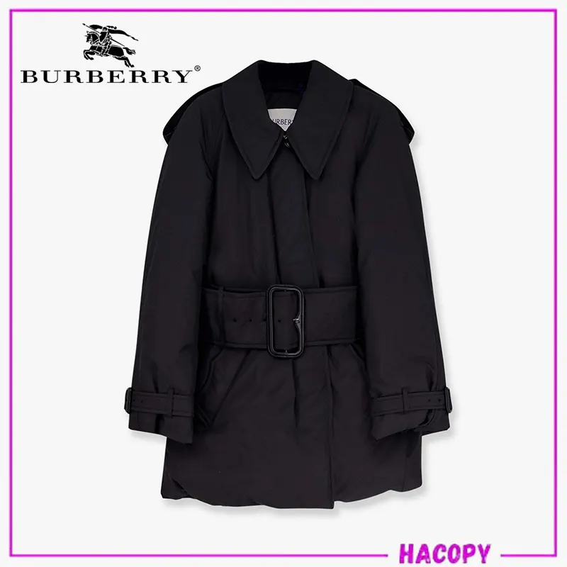 レプリカバーバリー ベルテッド ベリーヒル パディッド カーコート ダウン bb44155