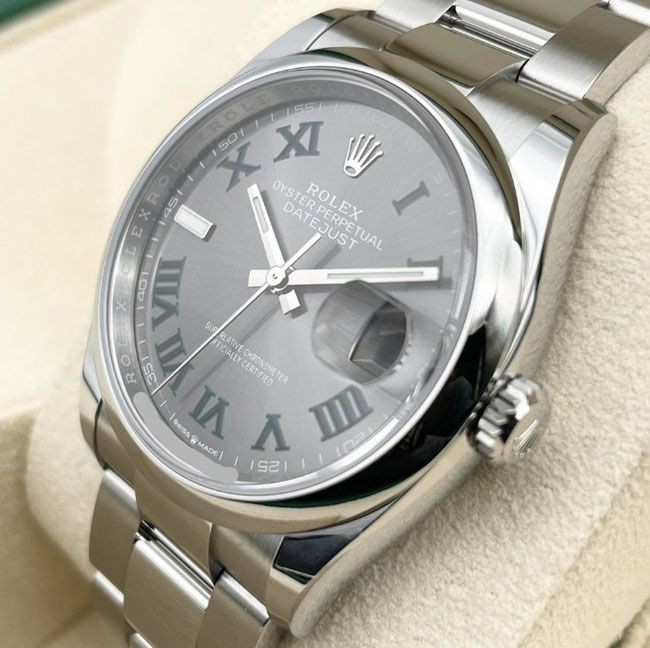 ロレックス N級品 デイトジャスト 126200 スレート ローマン ランダムシリアル 36mm