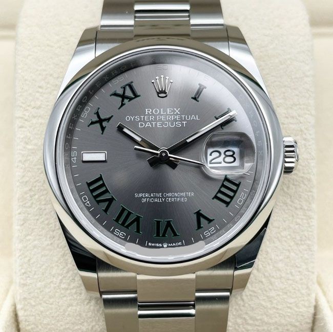 ロレックス N級品 デイトジャスト 126200 スレート ローマン ランダムシリアル 36mm