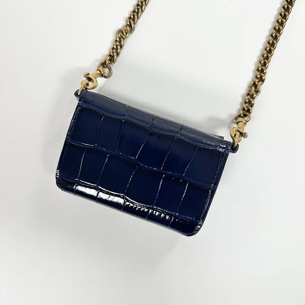 最安値挑戦【国内即発】バレンシアガ コピー/CASH クロコ チェーン付き三つ折り財布 6181451LRRM4623